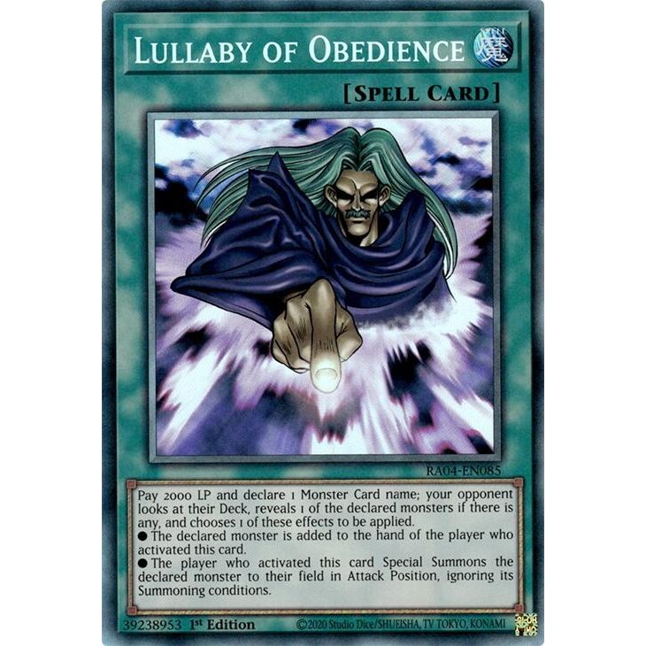 Image for Lullaby of Obedience (PCR) (RA04-EN085) - YuGiOh