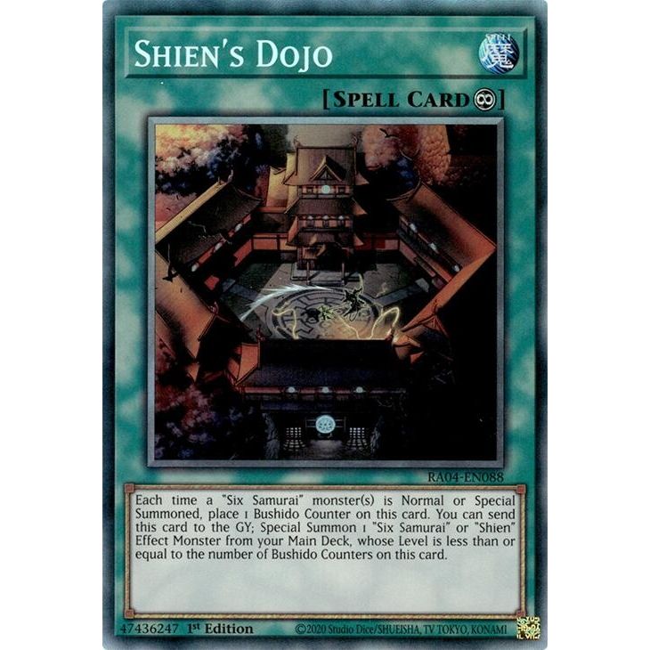 Image for Shien's Dojo (PCR) (RA04-EN088) - YuGiOh