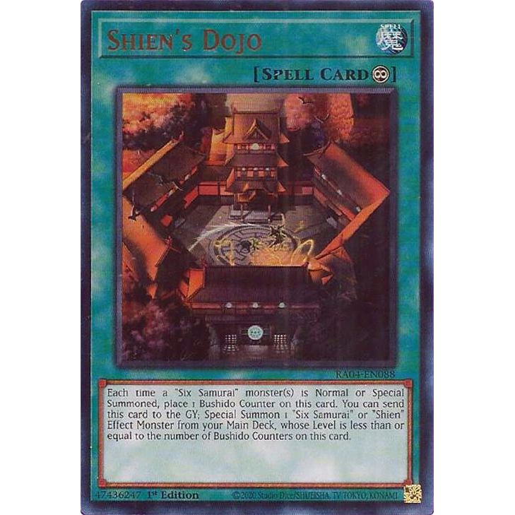 Image for Shien's Dojo (UR) (RA04-EN088) - YuGiOh