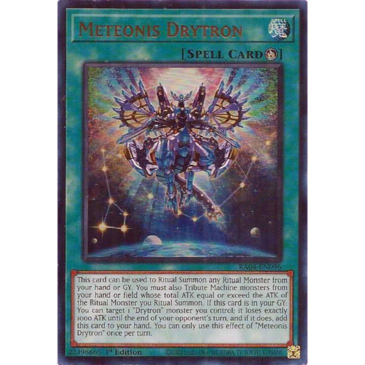 Image for Meteonis Drytron (UR) (RA04-EN096) - YuGiOh