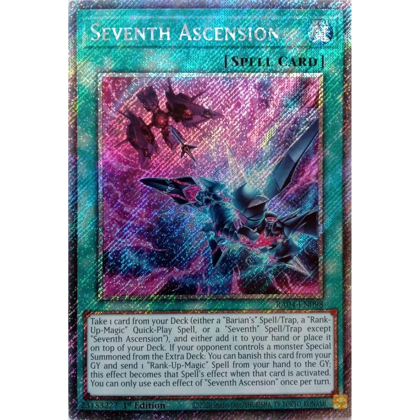 Image for Seventh Ascension (Platinum Secret Rare) (RA04-EN098) - YuGiOh