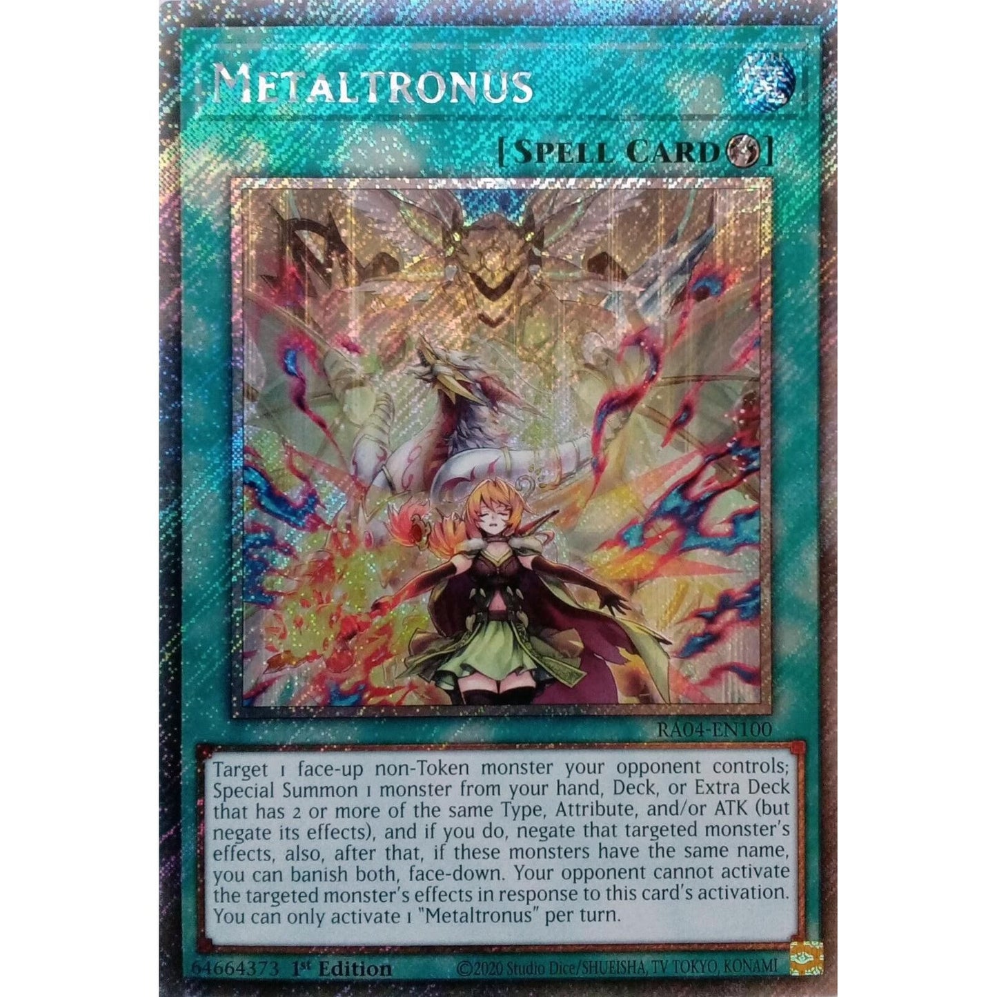 Image for Metaltronus (Platinum Secret Rare) (RA04-EN100) - YuGiOh