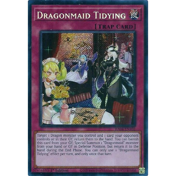 Image for Dragonmaid Tidying (Secret Rare) (RA04-EN102) - YuGiOh