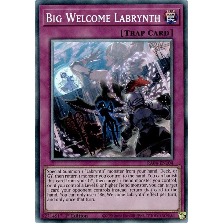 Image for Big Welcome Labrynth (PCR) (RA04-EN104) - YuGiOh