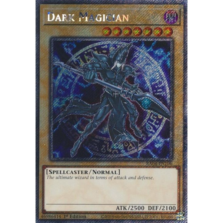 Image for Dark Magician (7th Art) (Platinum Secret Rare) (RA04-EN106) - YuGiOh