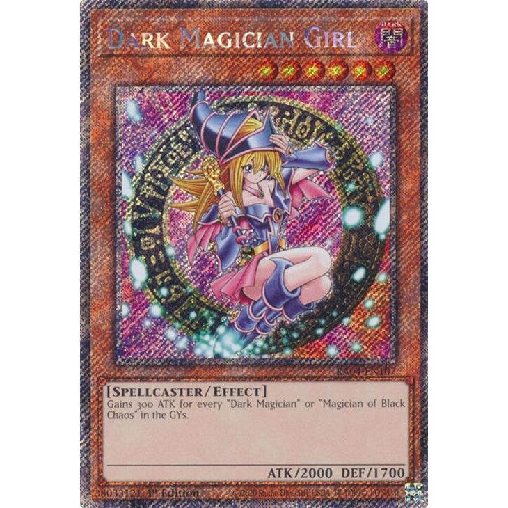 Image for Dark Magician Girl (3rd Art) (Platinum Secret Rare) (RA04-EN107) - YuGiOh