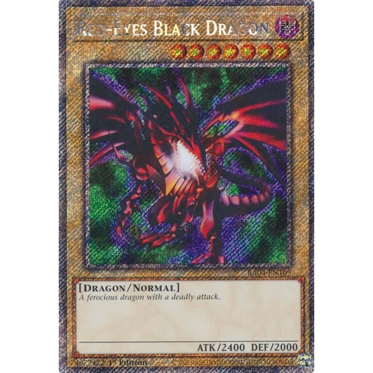 Image for Red-Eyes Black Dragon (4th Art) (Platinum Secret Rare) (RA04-EN109) - YuGiOh