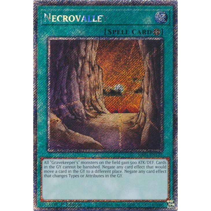 Image for Necrovalley (Platinum Secret Rare) (RA04-EN122) - YuGiOh