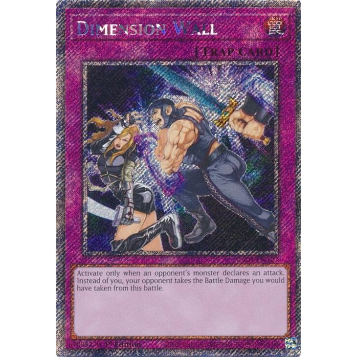 Image for Dimension Wall (Platinum Secret Rare) (RA04-EN127) - YuGiOh