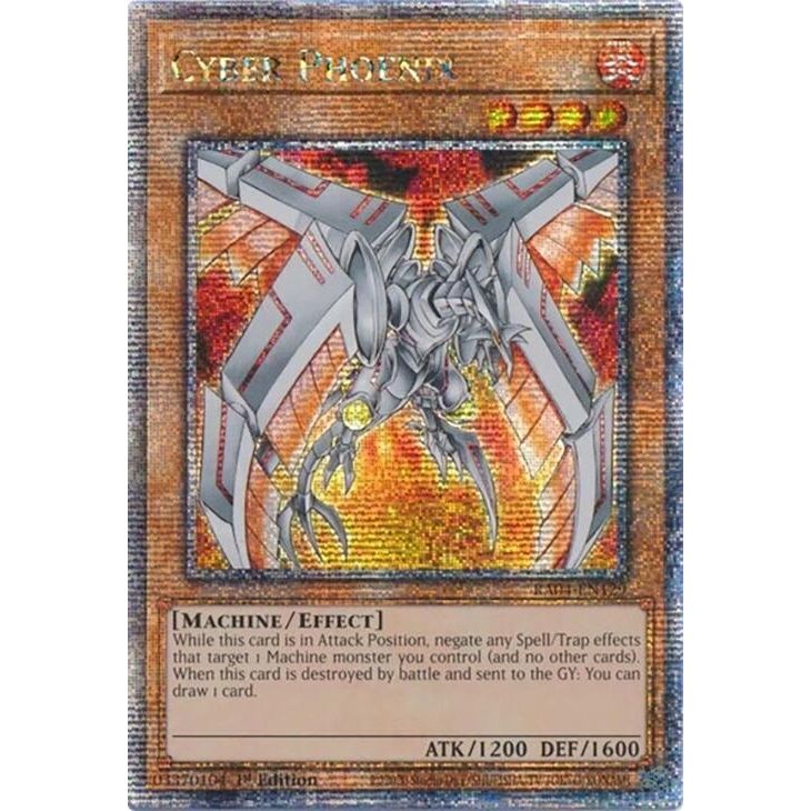 Image for Cyber Phoenix (Quarter Century Secret Rare) (RA04-EN129) - YuGiOh