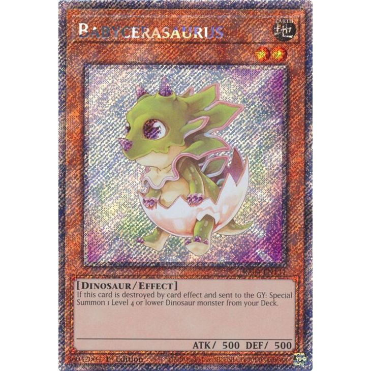 Image for Babycerasaurus (Platinum Secret Rare) (RA04-EN131) - YuGiOh