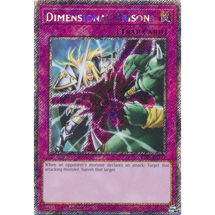 Image for Dimensional Prison (Platinum Secret Rare) (RA04-EN132) - YuGiOh