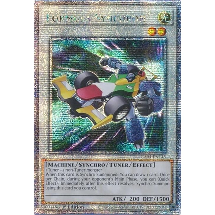 Image for Formula Synchron (Quarter Century Secret Rare) (RA04-EN143) - YuGiOh