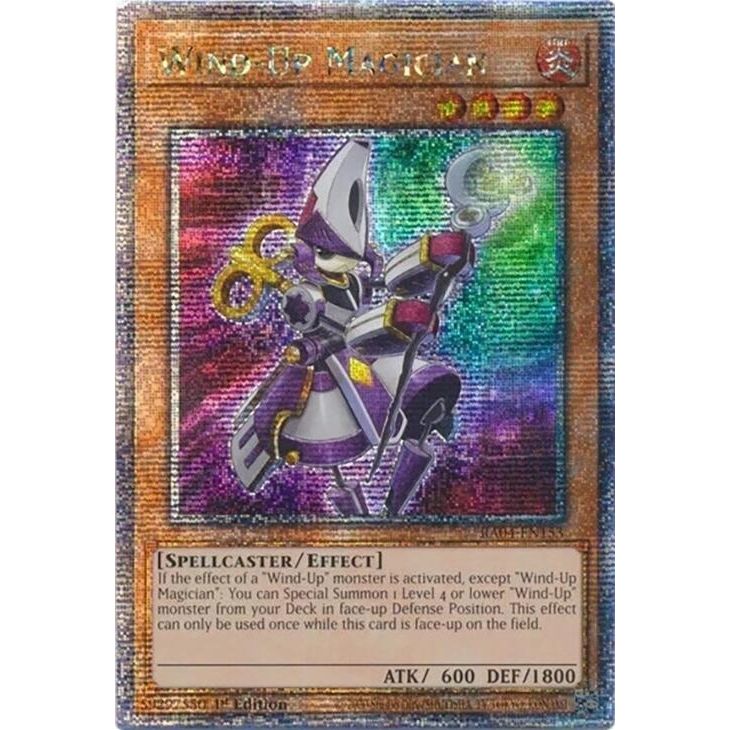 Image for Wind-Up Magician (Quarter Century Secret Rare) (RA04-EN153) - YuGiOh