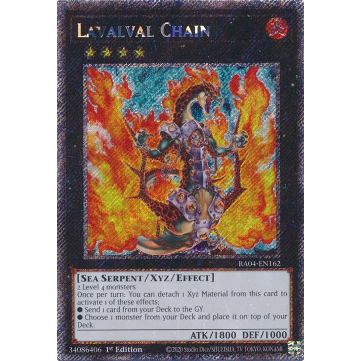 Image for Lavalval Chain (Platinum Secret Rare) (RA04-EN162) - YuGiOh