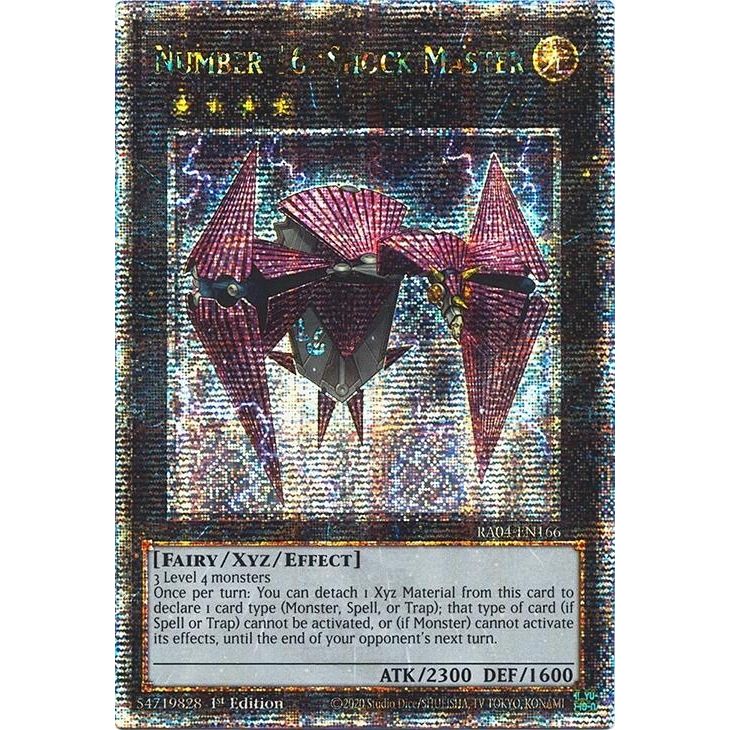 Image for Number 16: Shock Master (Quarter Century Secret Rare) (RA04-EN166) - YuGiOh