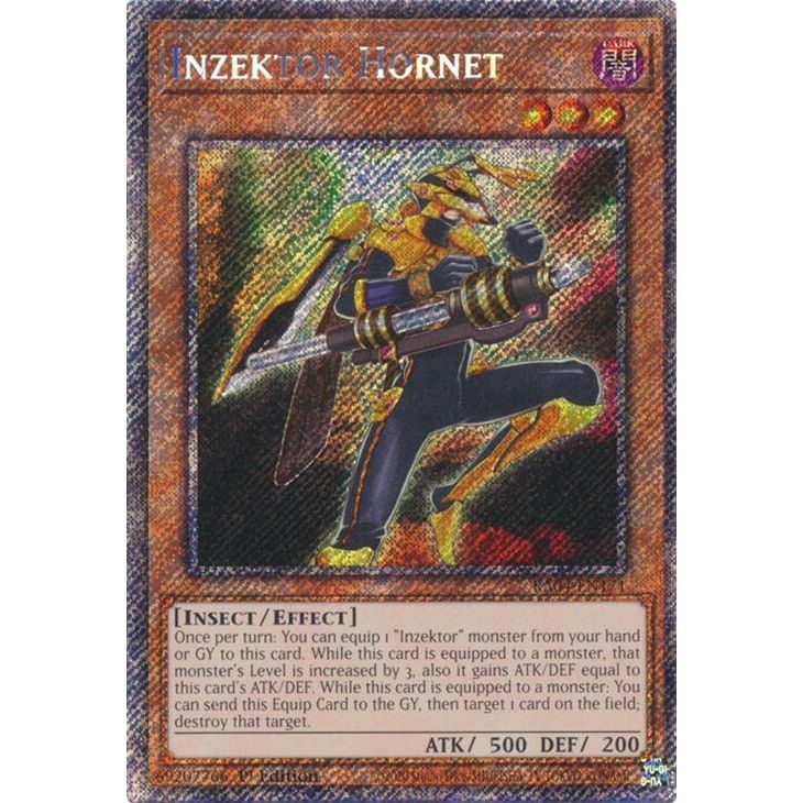 Image for Inzektor Hornet (Platinum Secret Rare) (RA04-EN171) - YuGiOh