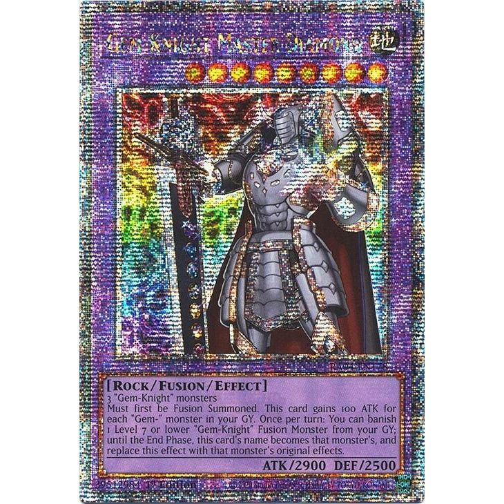 Image for Gem-Knight Master Diamond (Quarter Century Secret Rare) (RA04-EN178) - YuGiOh