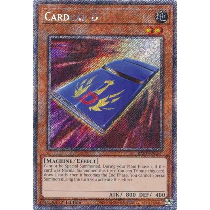 Image for Cardcar D (Platinum Secret Rare) (RA04-EN181) - YuGiOh