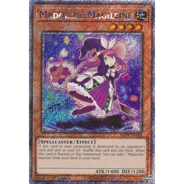 Image for Madolche Magileine (Platinum Secret Rare) (RA04-EN185) - YuGiOh