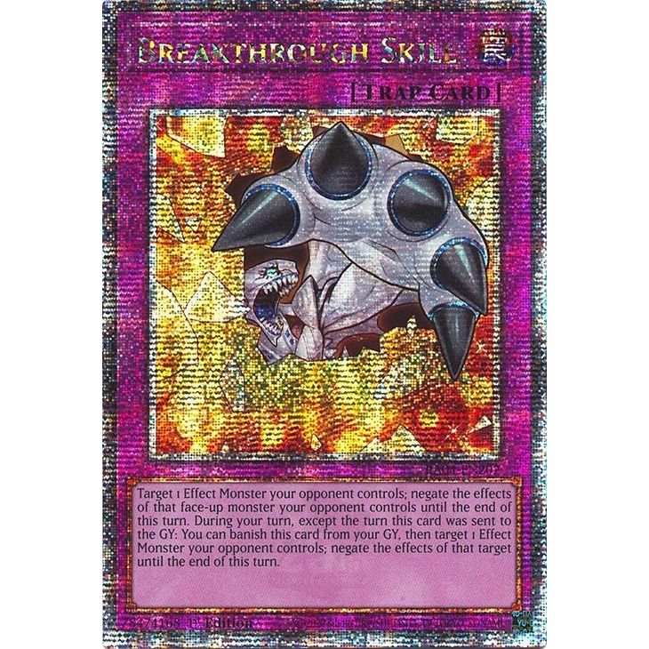 Image for Breakthrough Skill (Quarter Century Secret Rare) (RA04-EN202) - YuGiOh