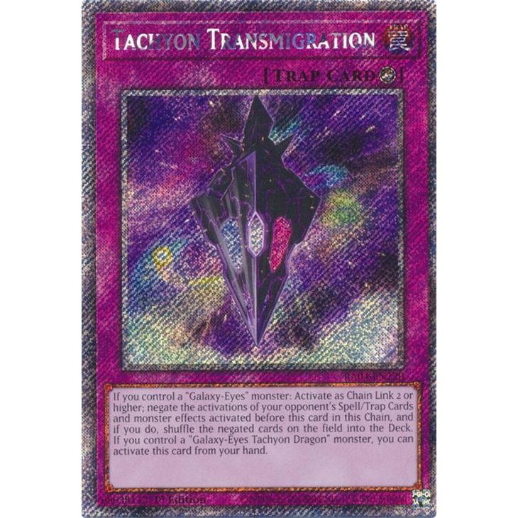 Image for Tachyon Transmigration (Platinum Secret Rare) (RA04-EN220) - YuGiOh