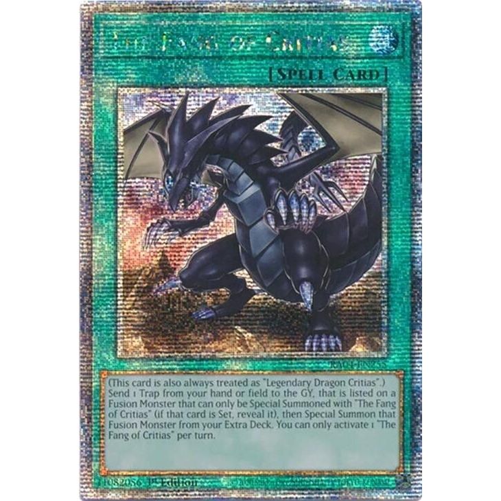 Image for The Fang of Critias (Quarter Century Secret Rare) (RA04-EN255) - YuGiOh