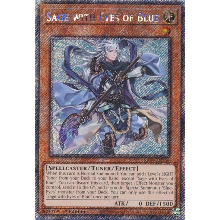 Image for Sage with Eyes of Blue (Platinum Secret Rare) (RA04-EN266) - YuGiOh
