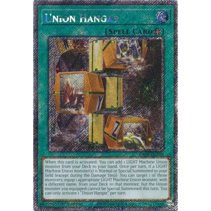 Image for Union Hangar (Platinum Secret Rare) (RA04-EN270) - YuGiOh