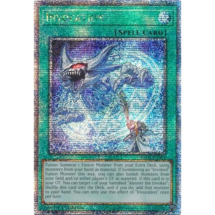 Image for Invocation (Quarter Century Secret Rare) (RA04-EN281) - YuGiOh