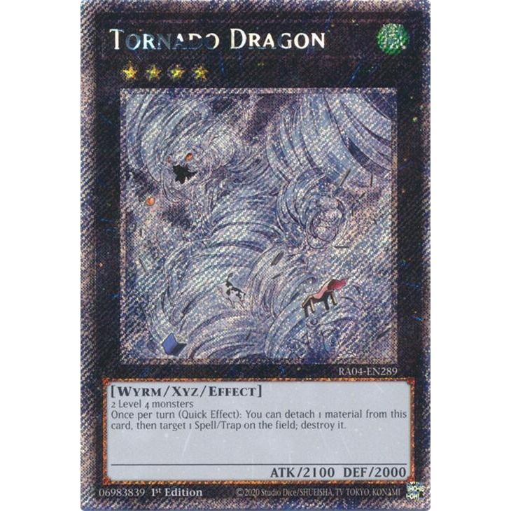 Image for Tornado Dragon (Platinum Secret Rare) (RA04-EN289) - YuGiOh