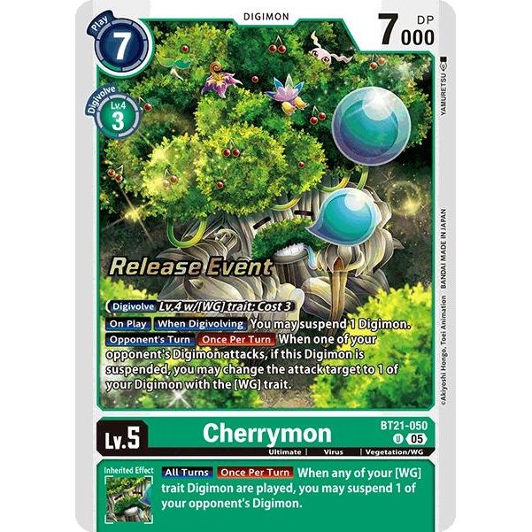 Image for Cherrymon (BT21-050 U) (BT21_PR) - Digimon Card Game
