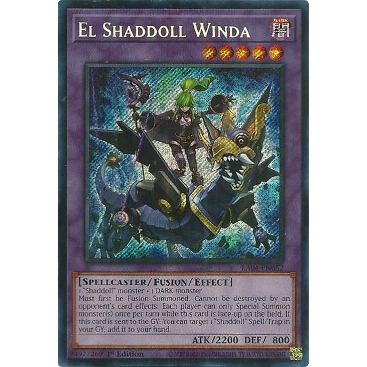 Image for El Shaddoll Winda (Secret Rare) (RA04-EN052) - YuGiOh