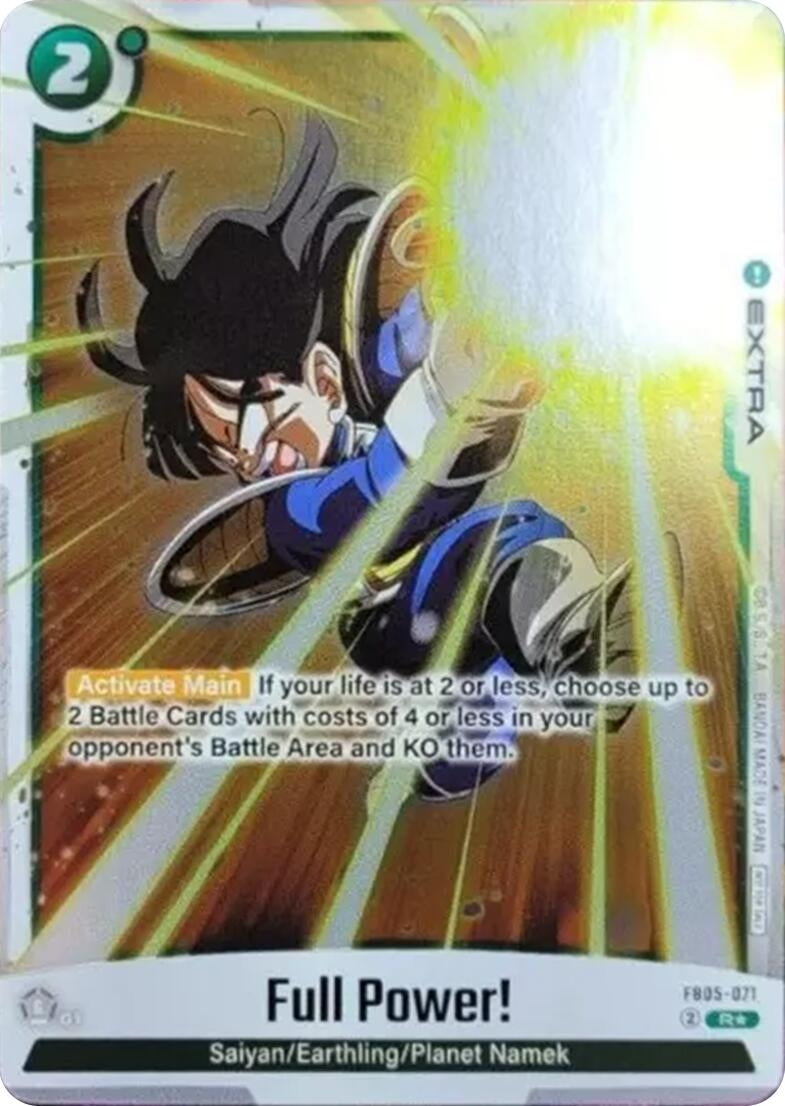 Image for Full Power! (Tournament Pack 06) (FB05-071) (DBSFW_TPR) - Dragon Ball Super: Fusion World
