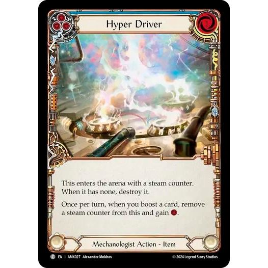 Image for Hyper Driver (Blue) (AMX027) - Flesh and Blood TCG