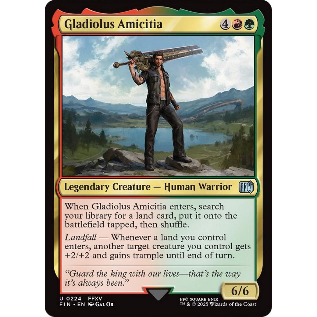 Image for Gladiolus Amicitia (224) (FIN) - Magic: The Gathering