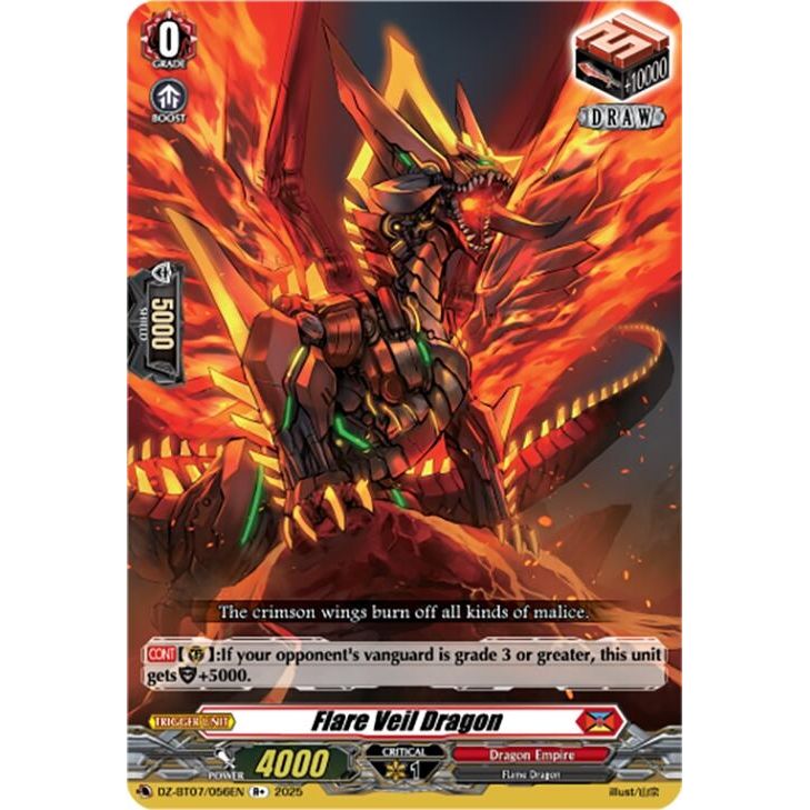 Image for Flare Veil Dragon (DZ-BT07/056EN) (DZ-BT07) - Cardfight Vanguard