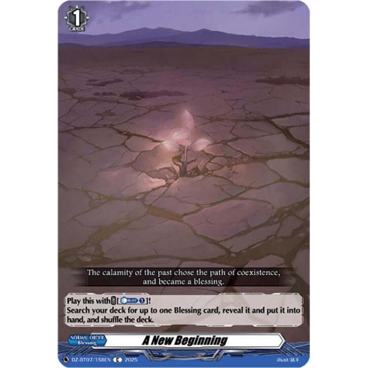 Image for A New Beginning (DZ-BT07/158EN) (DZ-BT07) - Cardfight Vanguard