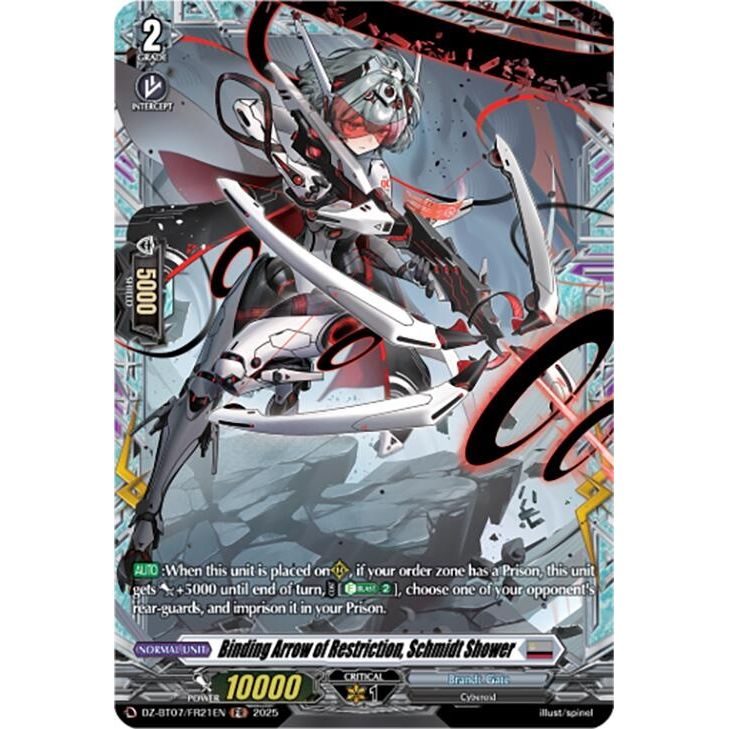 Image for Binding Arrow of Restriction, Schmidt Shower (FR) (DZ-BT07/FR21EN) (DZ-BT07) - Cardfight Vanguard