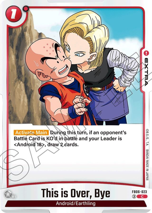 Image for This is Over, Bye (FB06-023) (FB06) - Dragon Ball Super: Fusion World