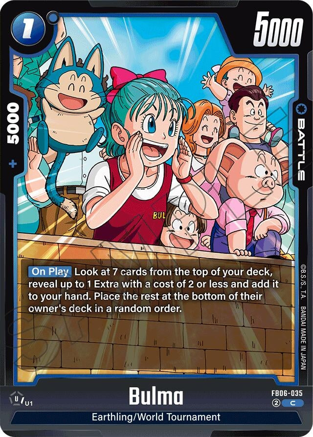 Image for Bulma (FB06-035) (FB06) - Dragon Ball Super: Fusion World