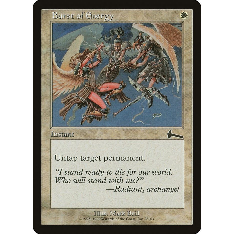 Image for Burst of Energy (3) (ULG) - Magic: The Gathering