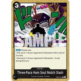 Three-Pace Hum Soul Notch Slash - One Piece — Extra Booster Anime 25th Collection (070)