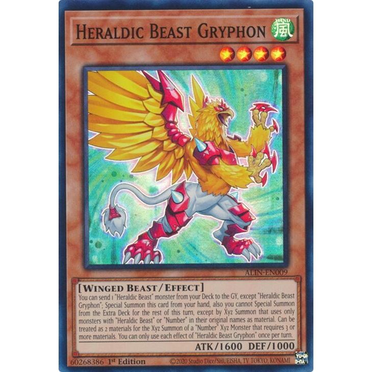 Image for Heraldic Beast Gryphon (ALIN-EN009) (ALIN) - YuGiOh