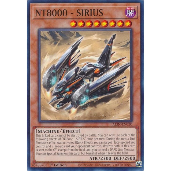 Image for NT8000 - SIRIUS (ALIN-EN030) (ALIN) - YuGiOh
