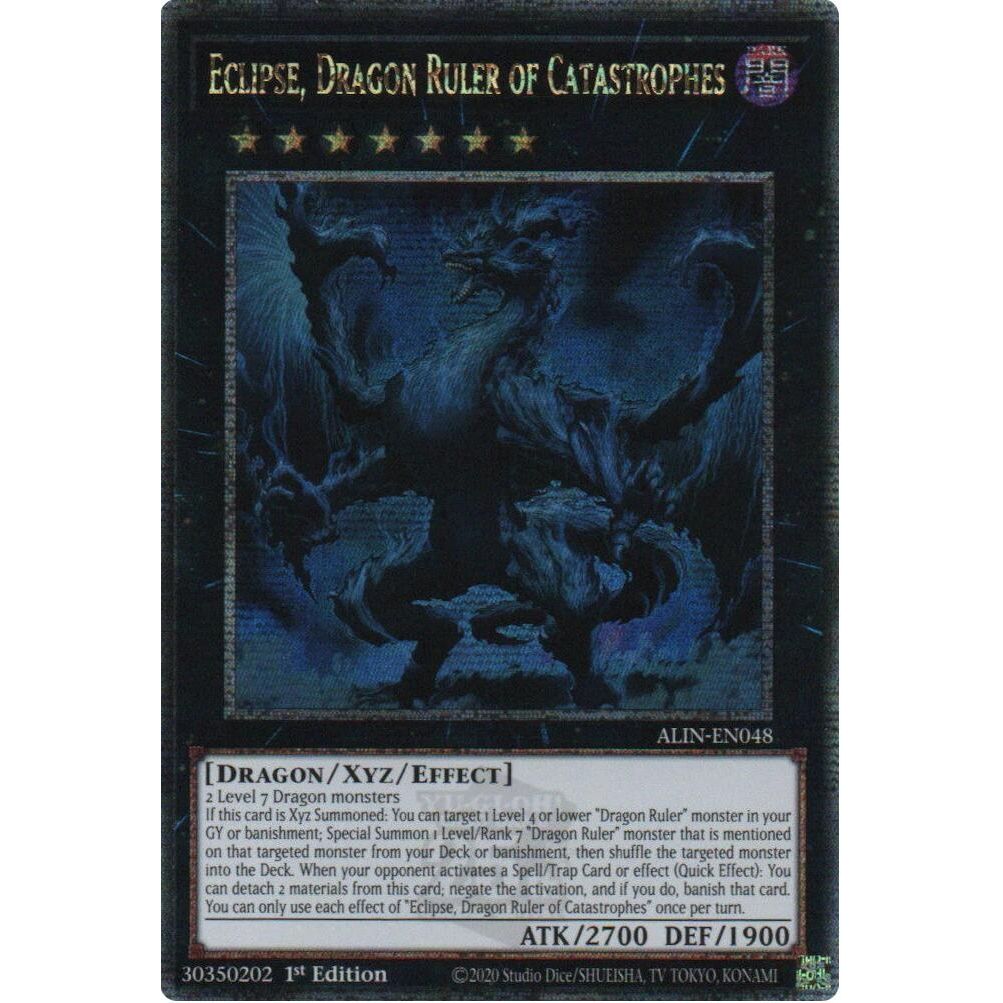 Image for Eclipse, Dragon Ruler of Catastrophes (Quarter Century Secret Rare) (ALIN-EN048) (ALIN) - YuGiOh