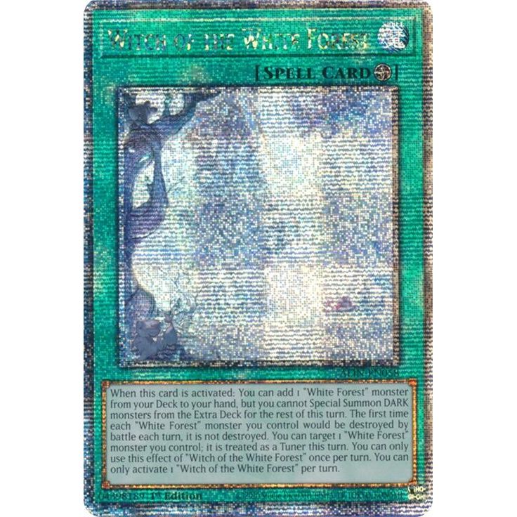 Image for Witch of the White Forest (Quarter Century Secret Rare) (ALIN-EN058) (ALIN) - YuGiOh