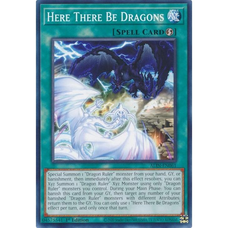 Image for Here There Be Dragons (ALIN-EN061) (ALIN) - YuGiOh