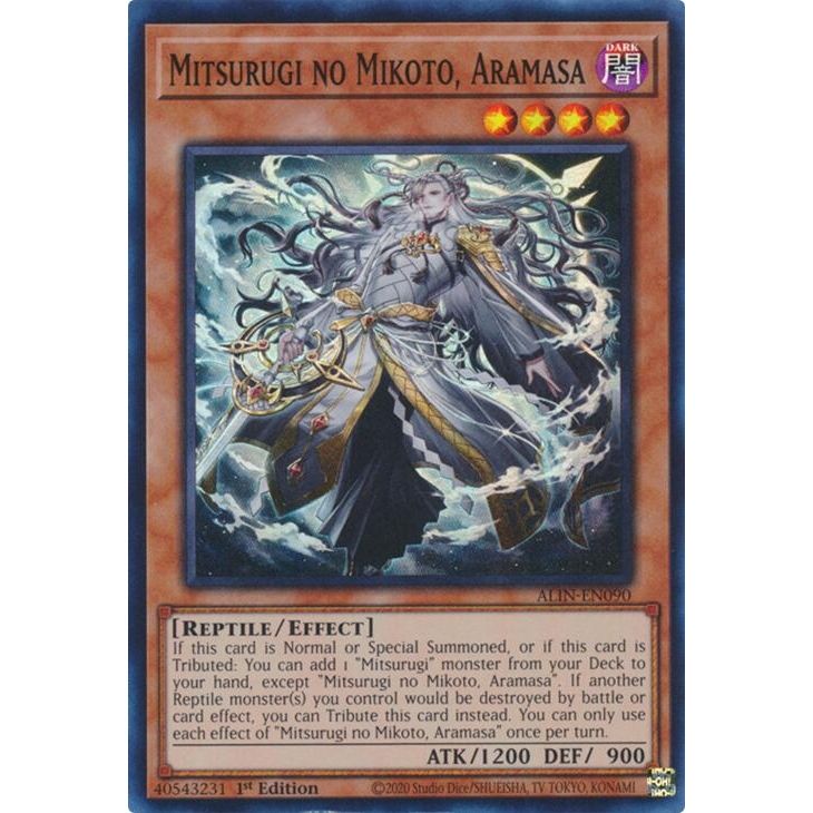 Image for Mitsurugi no Mikoto, Aramasa (ALIN-EN090) (ALIN) - YuGiOh
