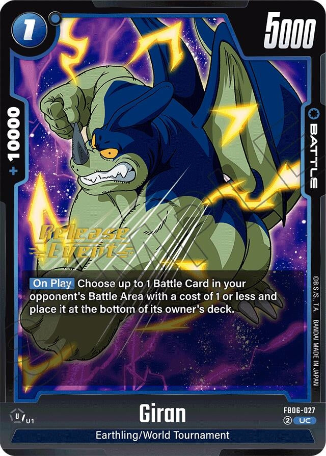 Image for Giran (FB06-027) (FB06_PR) - Dragon Ball Super: Fusion World